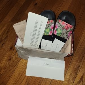Gucci Floral Slides